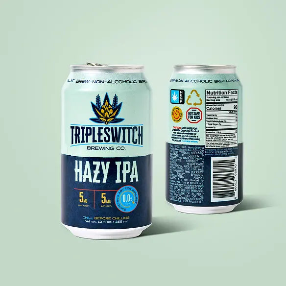 NON-ALCOHOLIC HAZY IPA - 24 PACK
