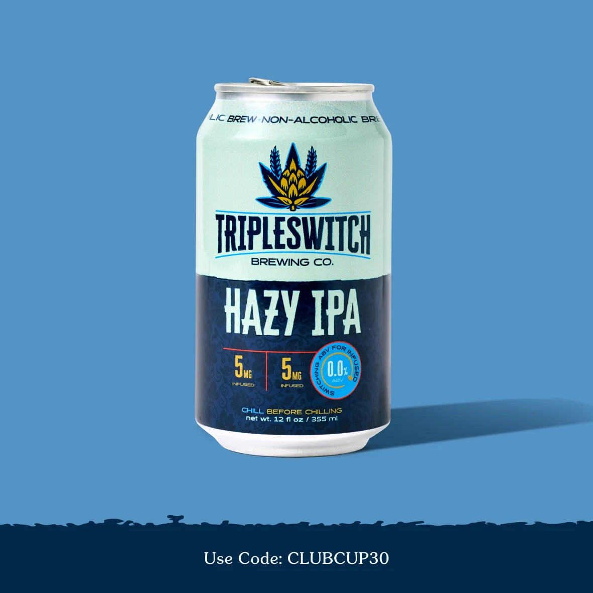 NON-ALCOHOLIC HAZY IPA - 24 PACK